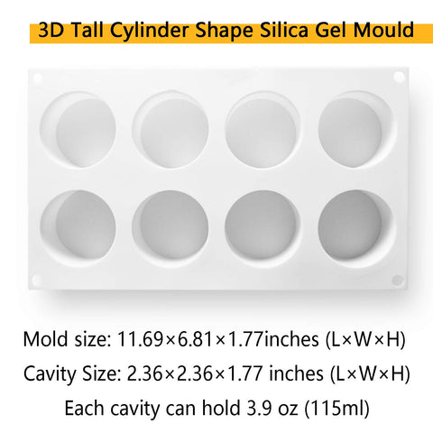 OCPO Kitchen silicone mousse cake mold for easy release and clean lines.