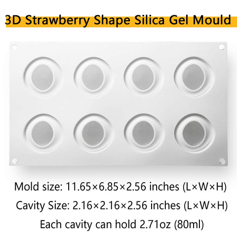 OCPO Kitchen close view of strawberry mousse dessert mold