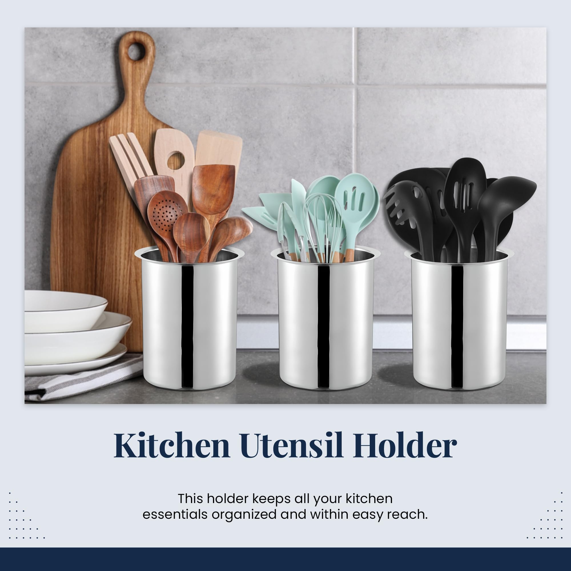 OCS Parts brushed stainless steel finish adds modern kitchen style.