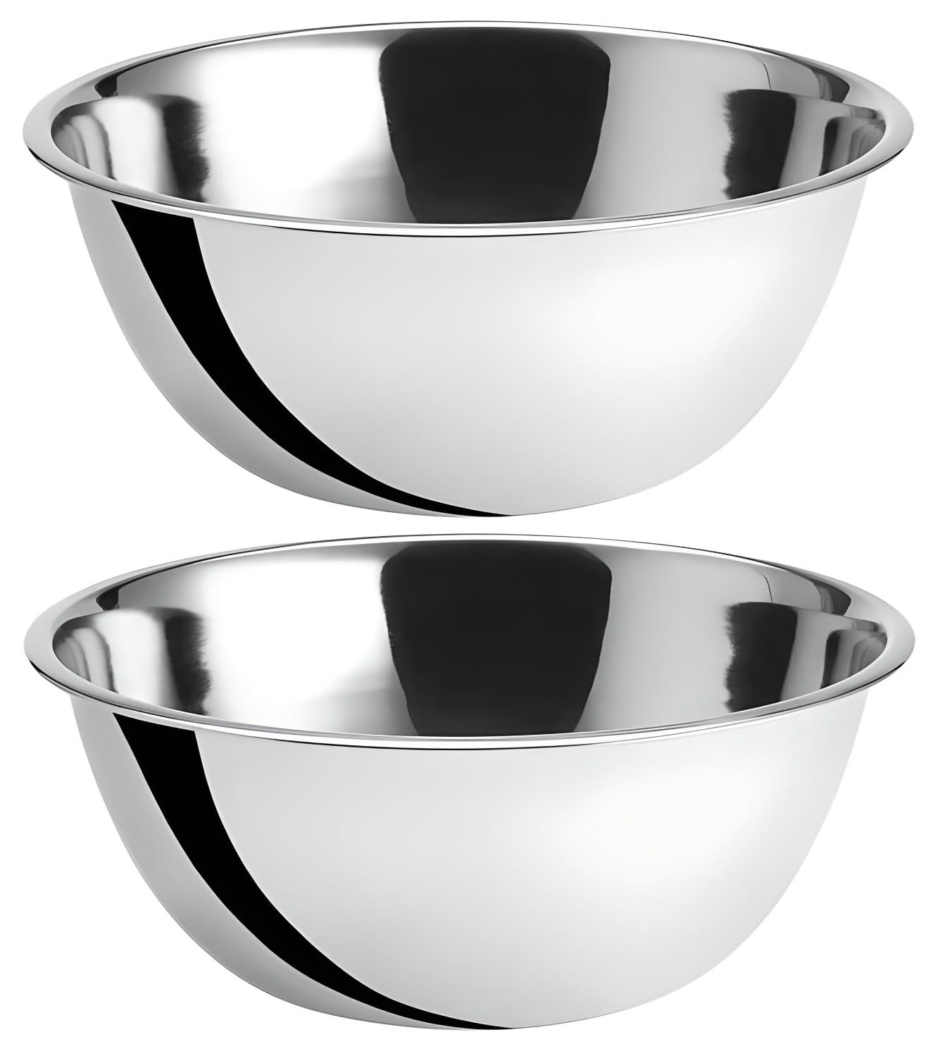 OCS Parts 8 Quart Mixing Bowls set of 2 with flat base for stable handling