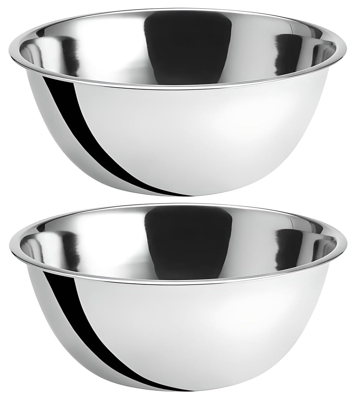 OCS Parts 8 Quart Mixing Bowls set of 2 with flat base for stable handling