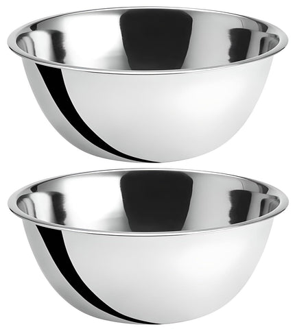OCS Parts 8 Quart Mixing Bowls set of 2 with flat base for stable handling