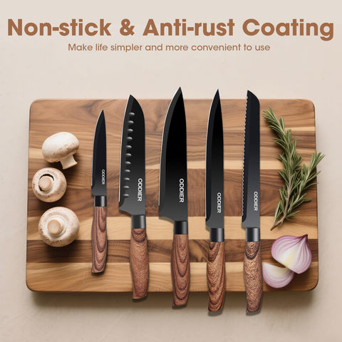 ODDIER 8-inch slicing knife designed for clean, even large portions.