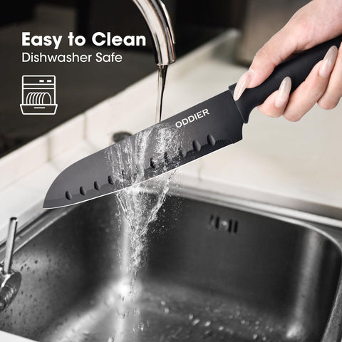 ODDIER 3-function knife sharpener keeps edges ready for use