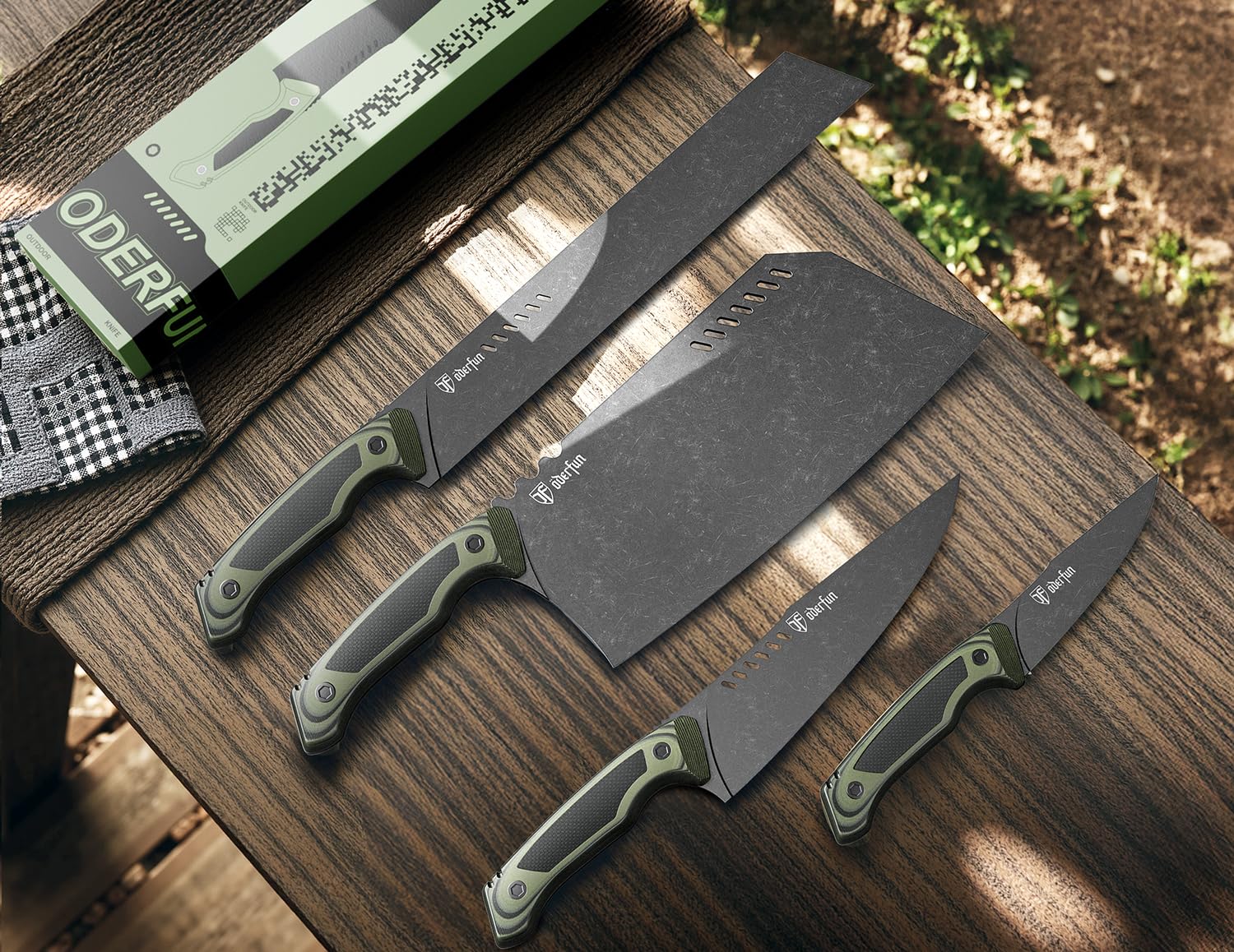 ODERFUN unboxing camouflage packaging presents a bold gift for adventurers