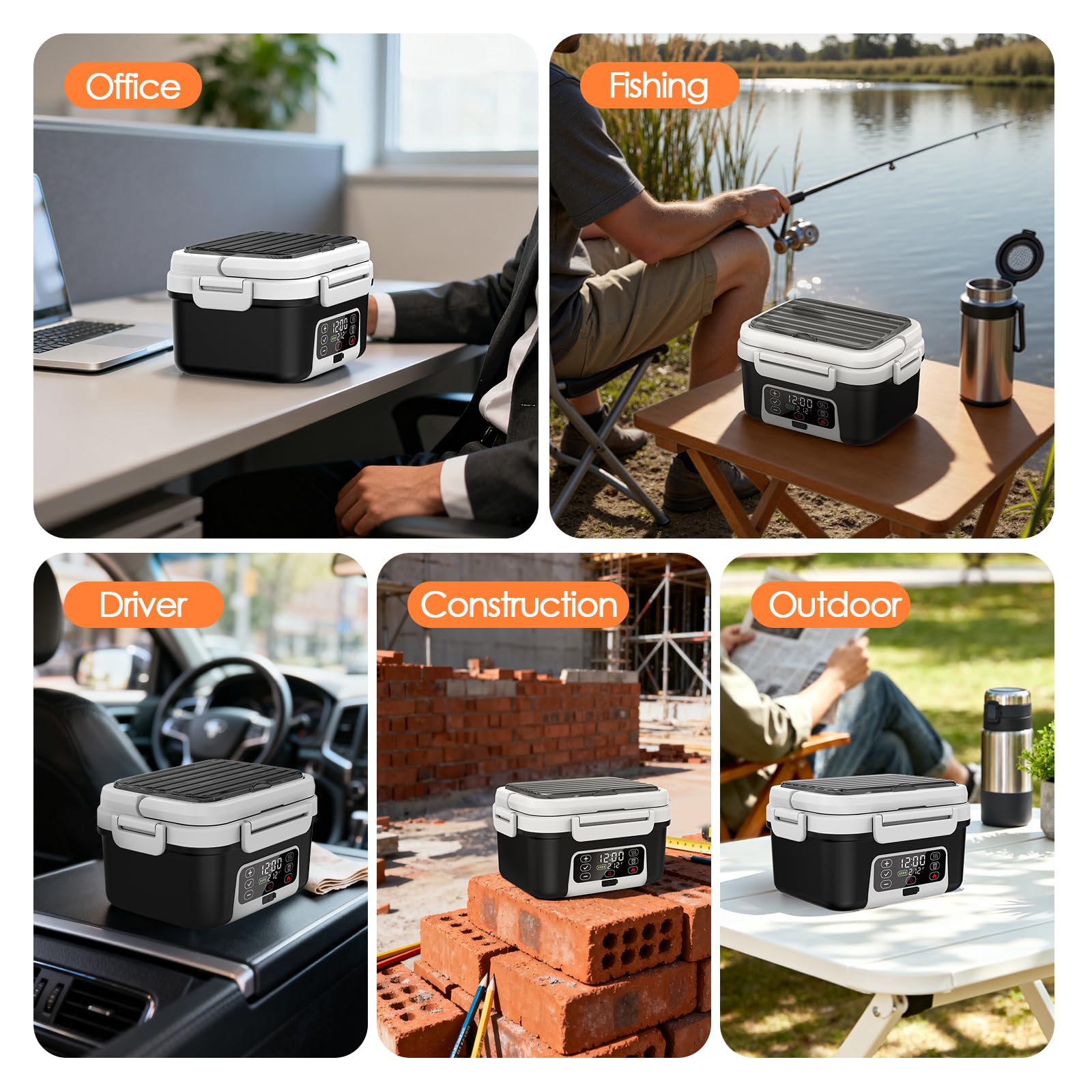 Odopok insulated bag for portable hot meals on the move
