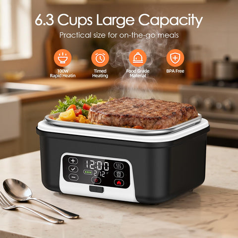 Odopok six point three cups capacity lunch box ideal for work meals