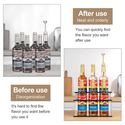ODPEOZT wine-bottle-display-stand holds small-diameter bottles securely and stylishly
