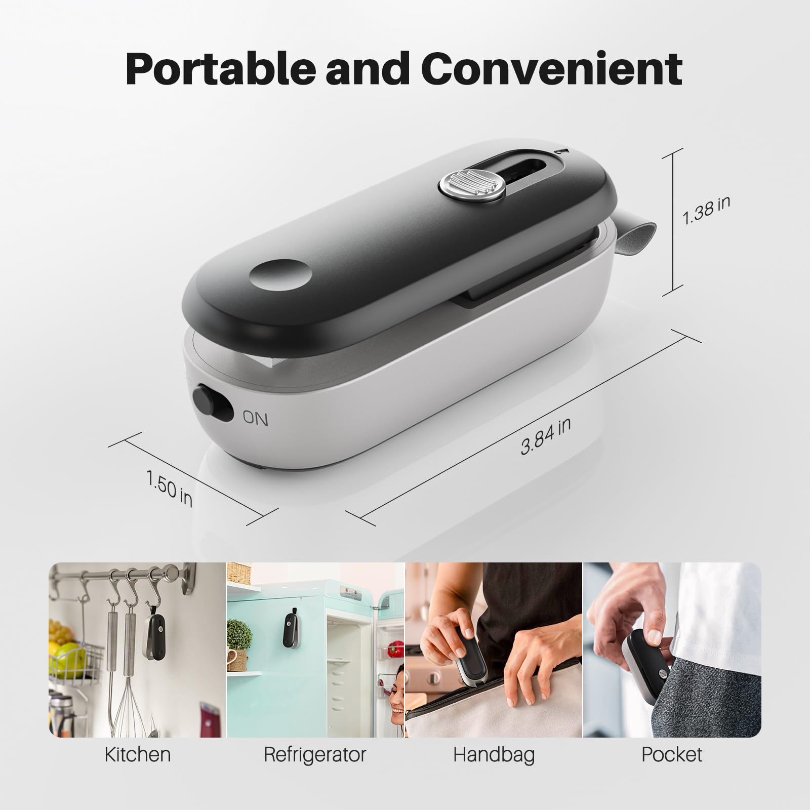 ODSD lanyard use enables hands-free sealing during travel