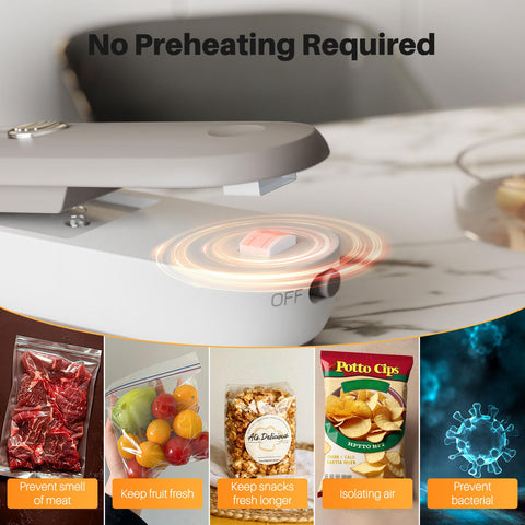 ODSD portable kitchen sealer is ideal for travel.