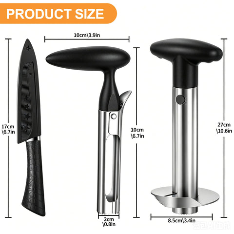 OERPHO apple core remover with ergonomic, non-slip handle.