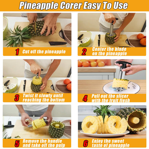OERPHO apple core remover tool ready to core fruit.