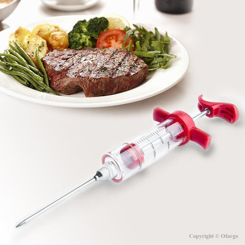 Ofargo flavor injection kit ideal for turkey and brisket.