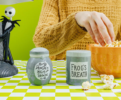 Officially licensed Silver Buffalo kitchenware adds authentic Nightmare Before Christmas charm.
