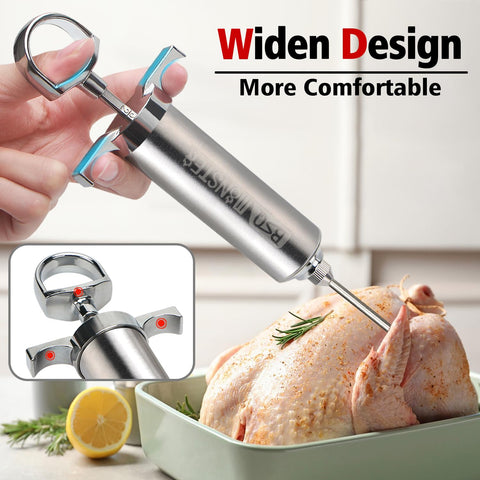 OFG BSQ Monster Injector needles for precise marinade penetration