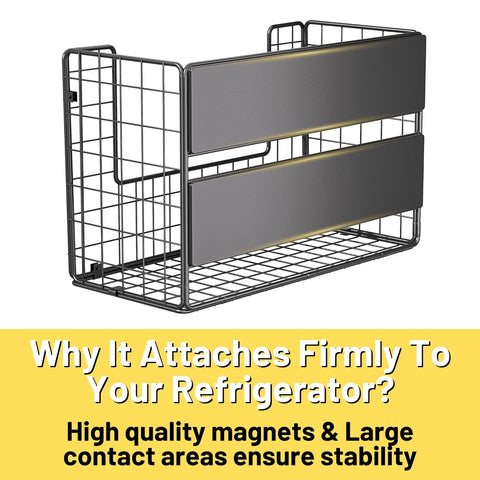 Ofiray-home large-capacity magnetic basket for produce and snacks.