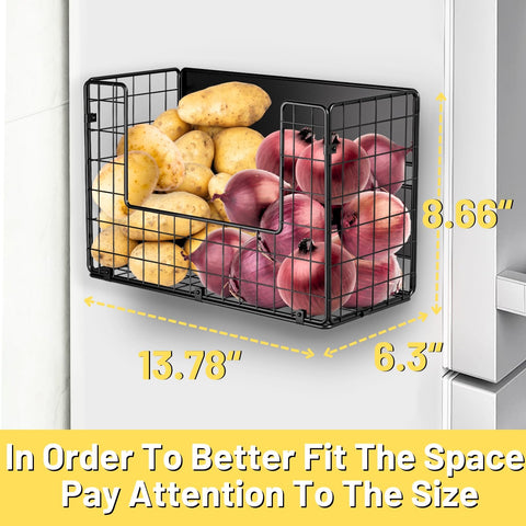 Ofiray Home magnetic shelf in an office break room for snacks and pods