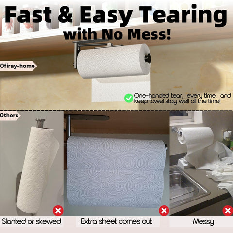 Ofiray-home spring arm tear action enables clean tears every time