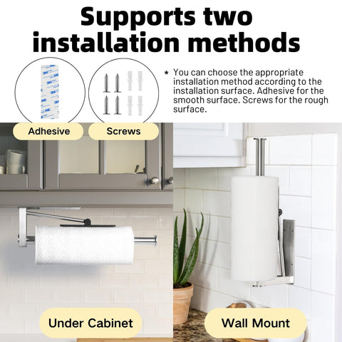 Ofiray-home accommodates thicker paper towel rolls for bulkier packs