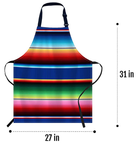 oFloral size overview shows 31x27 inch fit for most body types