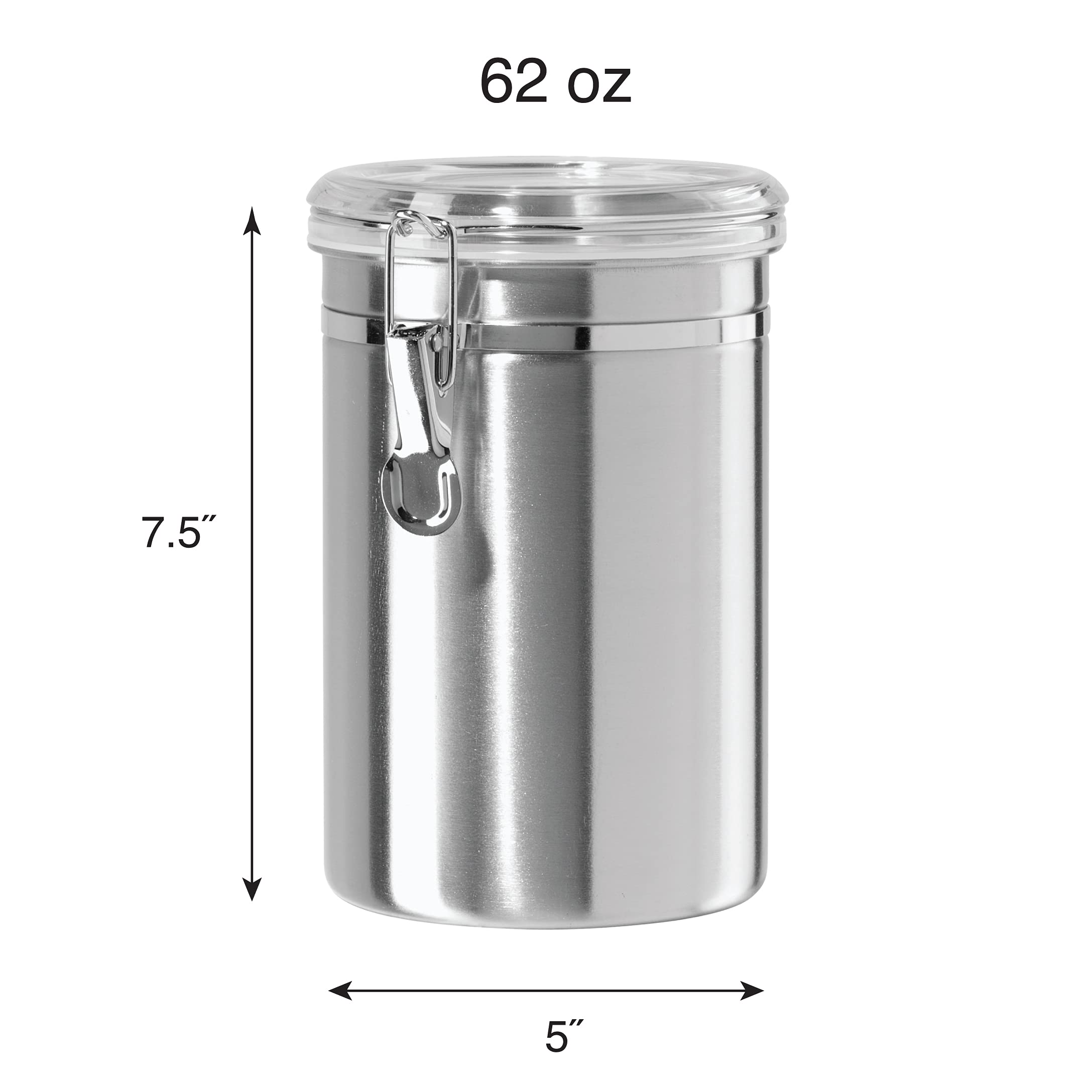 Oggi 62oz container ideal for sugar, tea, coffee, spices.