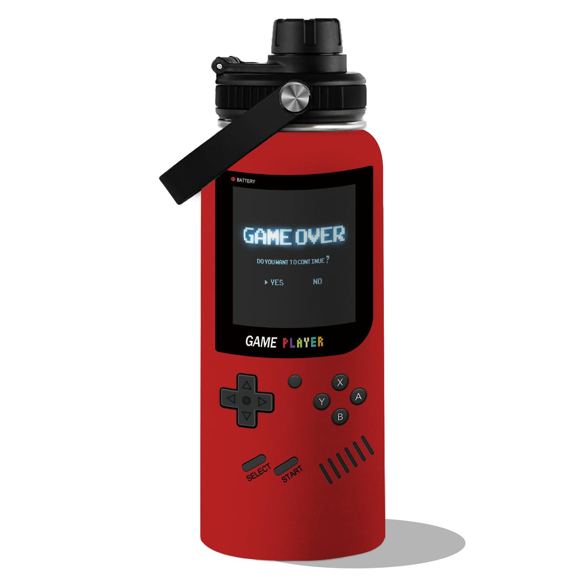 ogicduwi Gamer Water Bottle 32oz in hand for long gaming sessions and on-the-go hydration.