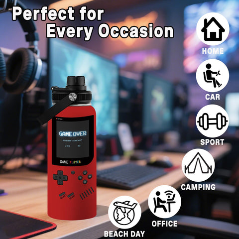 ogicduwi Gamer Water Bottle ideal for late-night gaming marathons.