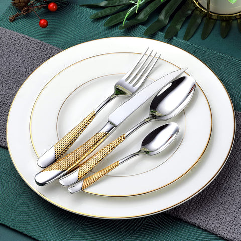 OGORI corrosion-resistant flatware maintains bright, rust-free look