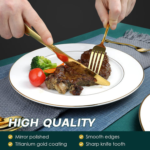 OGORI gold salad forks versatile for salads at gatherings.