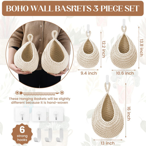 OGOTEZ six hooks included support secure wall hanging options.