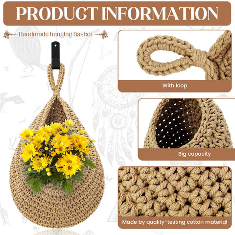 OGOTEZ handwoven teardrop basket large keeps produce visible and accessible.