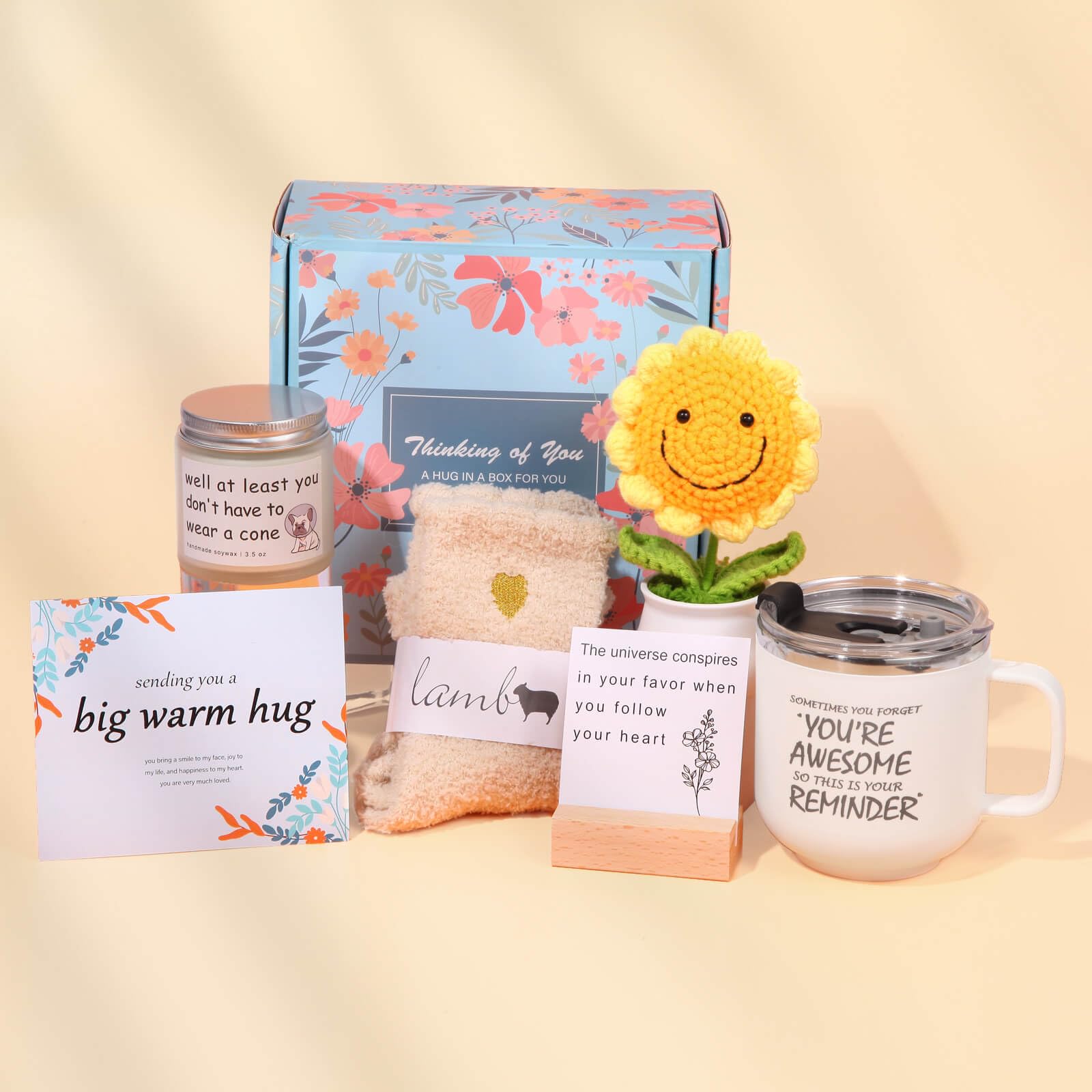 OHATOS Get Well Basket candle close-up for cozy ambiance and comforting scent