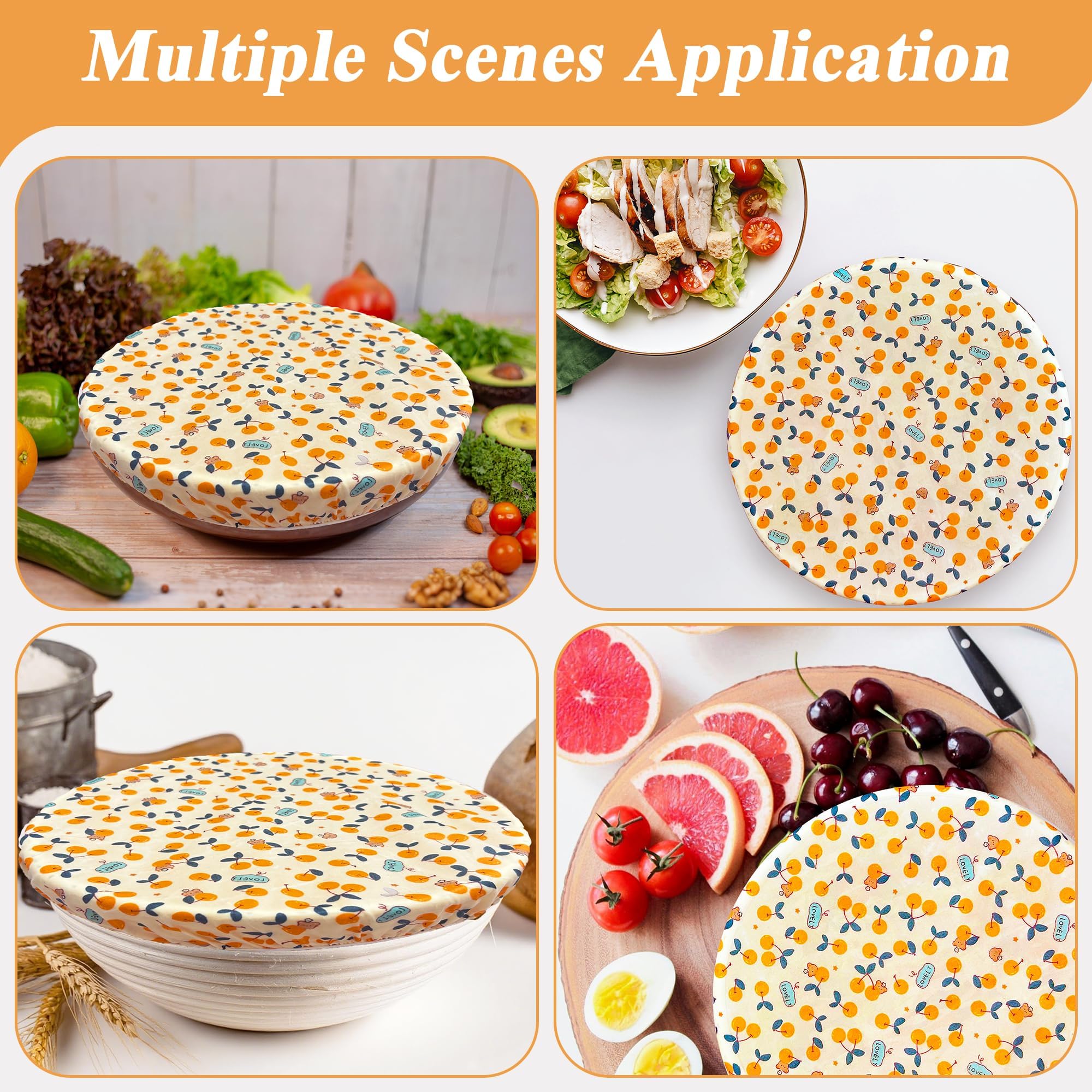 Ohiyo beeswax fabric cover flexible and durable for bowls