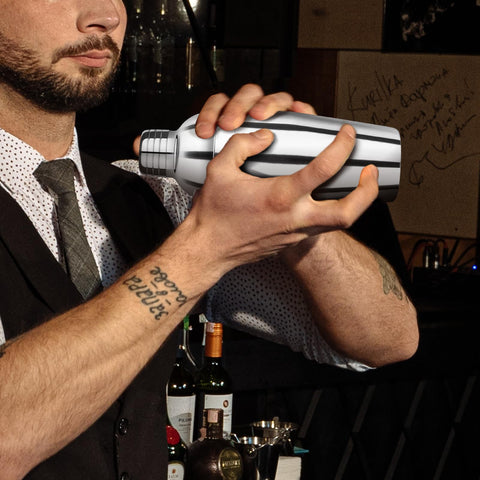 Ohtomber bar spoon with spiral design for layered cocktails