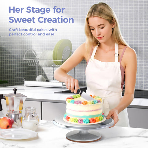 Ohuhu aluminium base provides solid support for leveling and frosting.