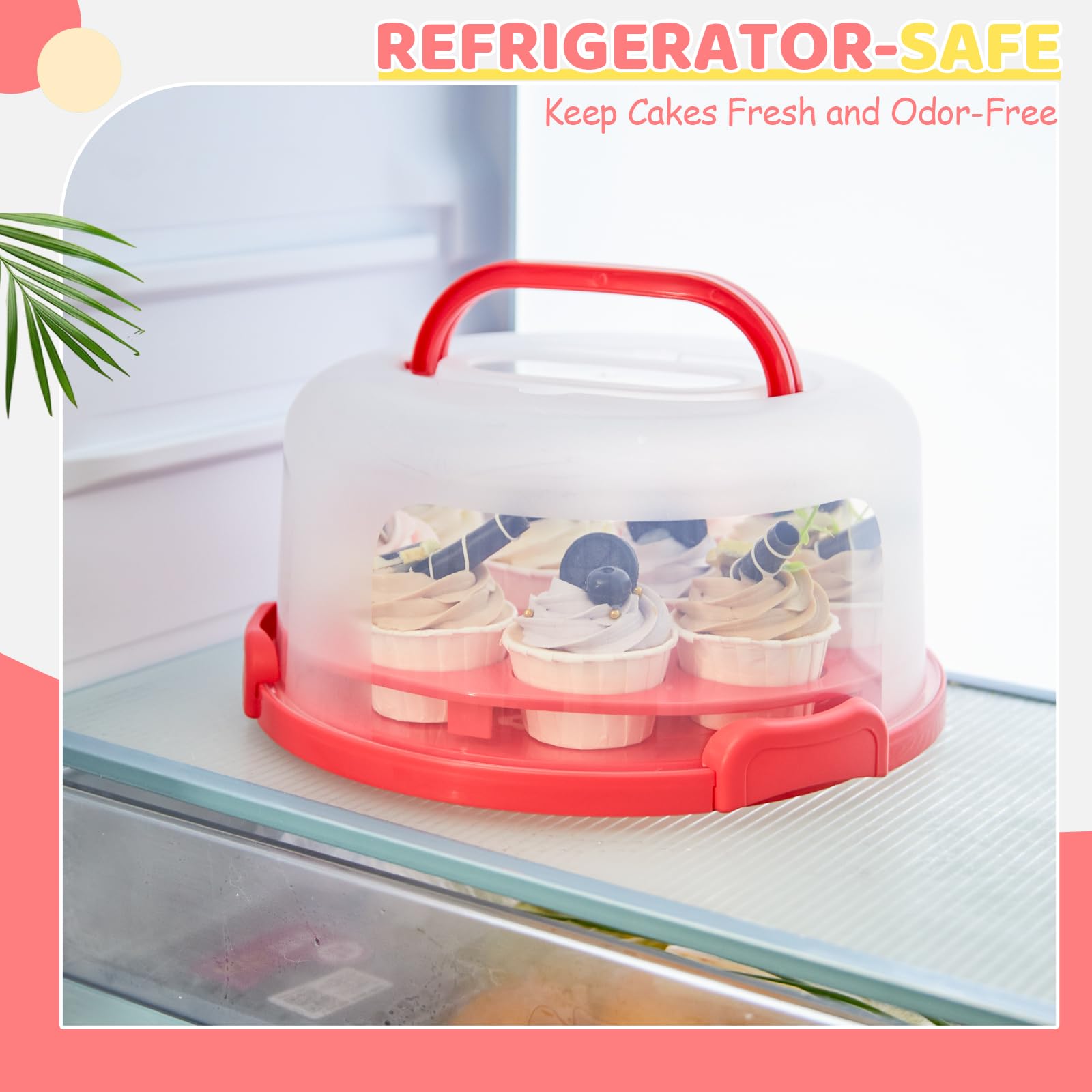 Ohuhu fits a 10-inch cake for parties and events.