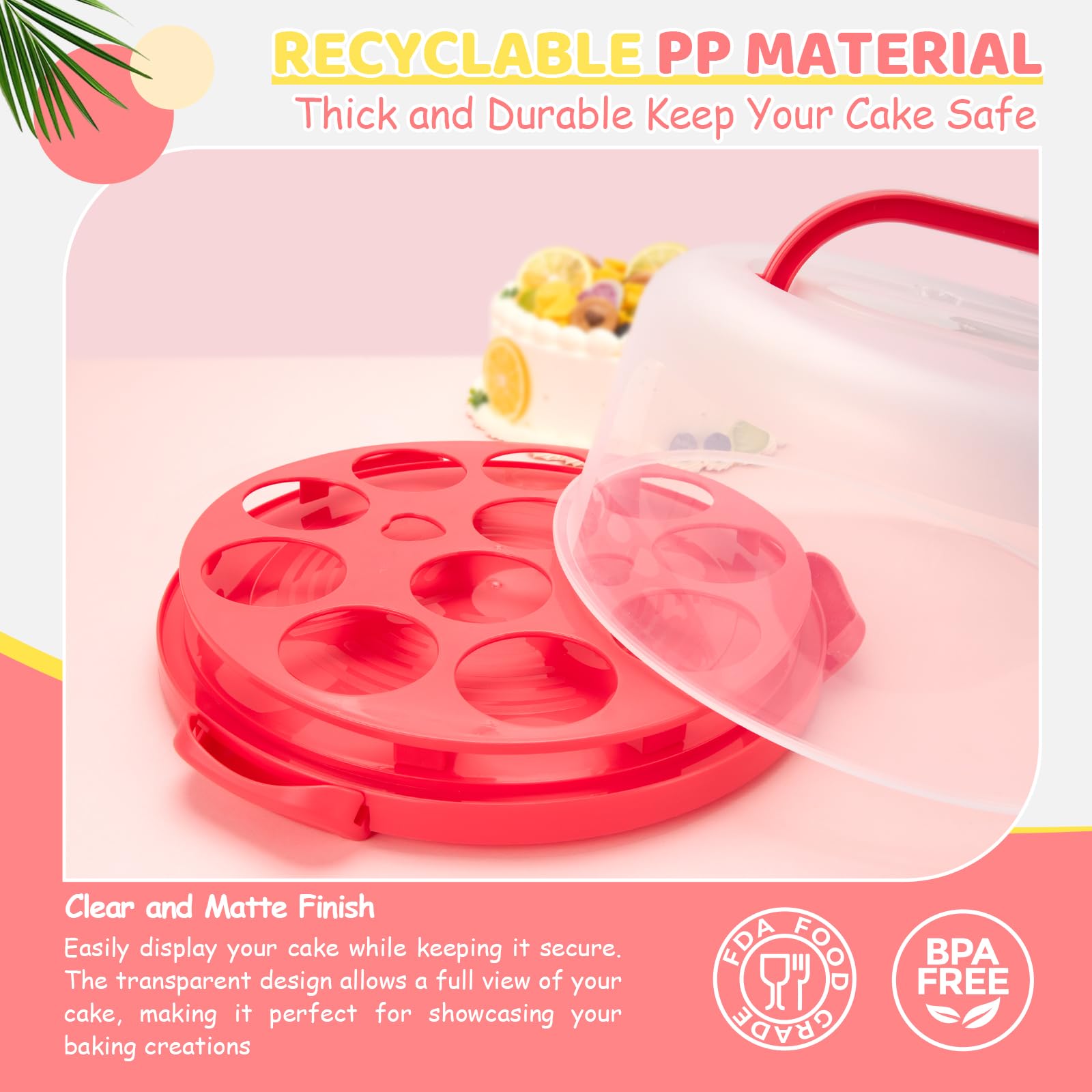Ohuhu three locking clips secure the lid during transport.