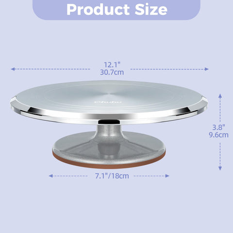 Ohuhu cake stand offers four size options for cakes and cupcakes.