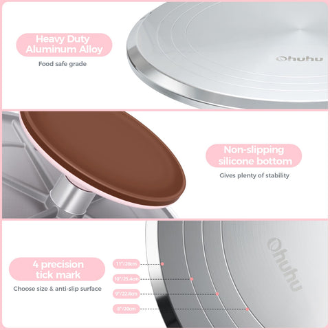 Ohuhu cake server included for easy slicing and serving