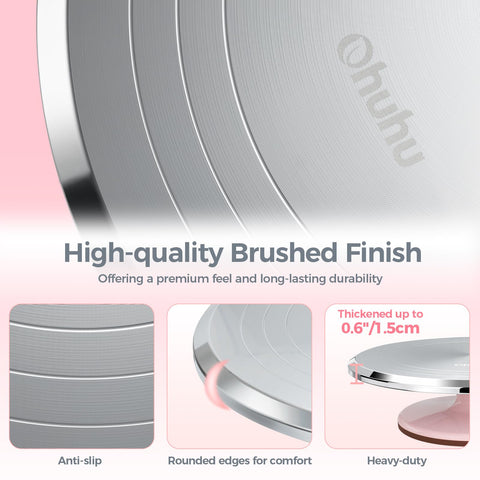 Ohuhu long stainless steel scraper helps clean edges