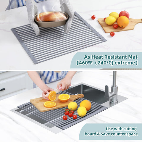Ohuhu heavy-duty rack supports up to 100 lbs for pots and pans
