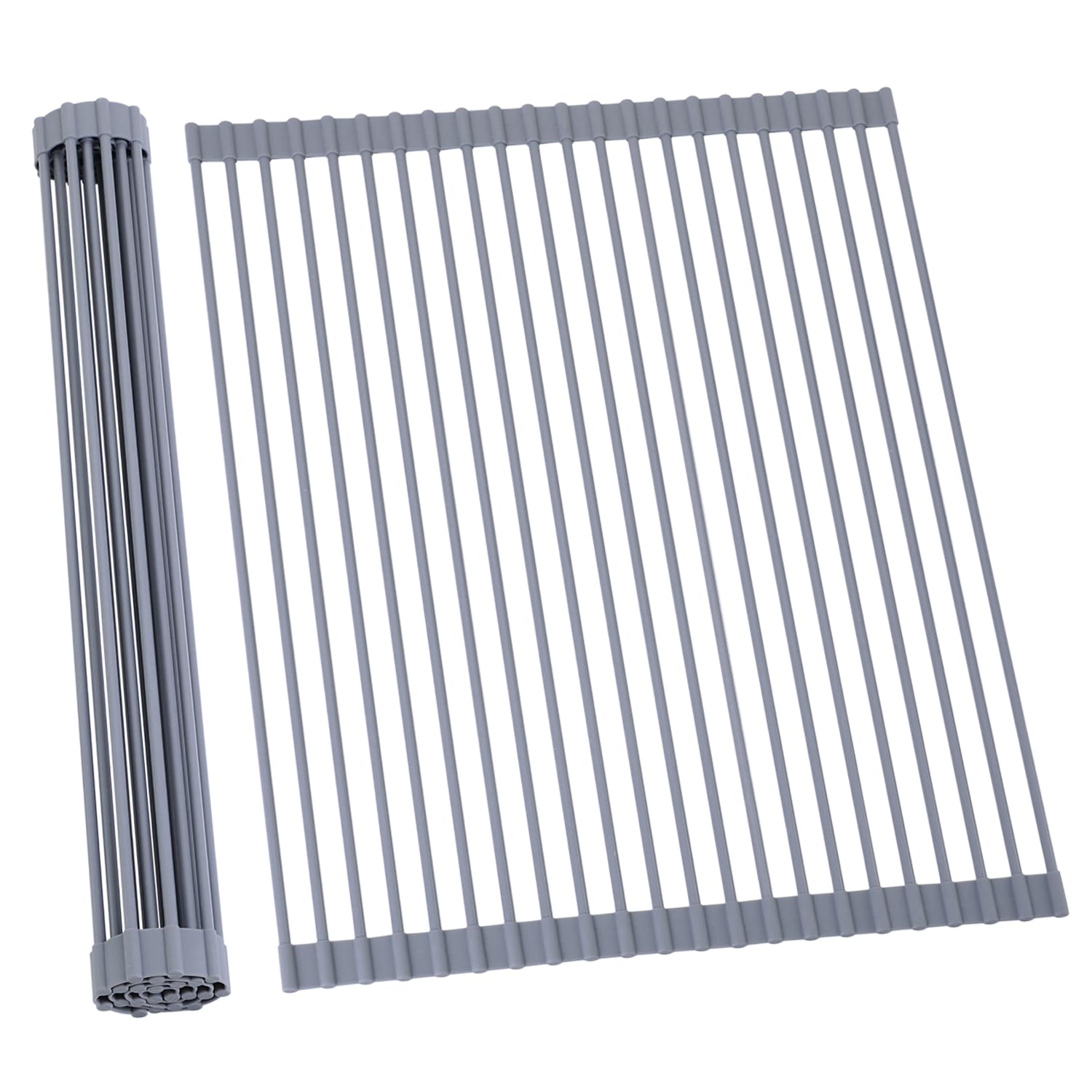 Ohuhu sink drying rack over-sink roll-up fits most sinks and saves counter space