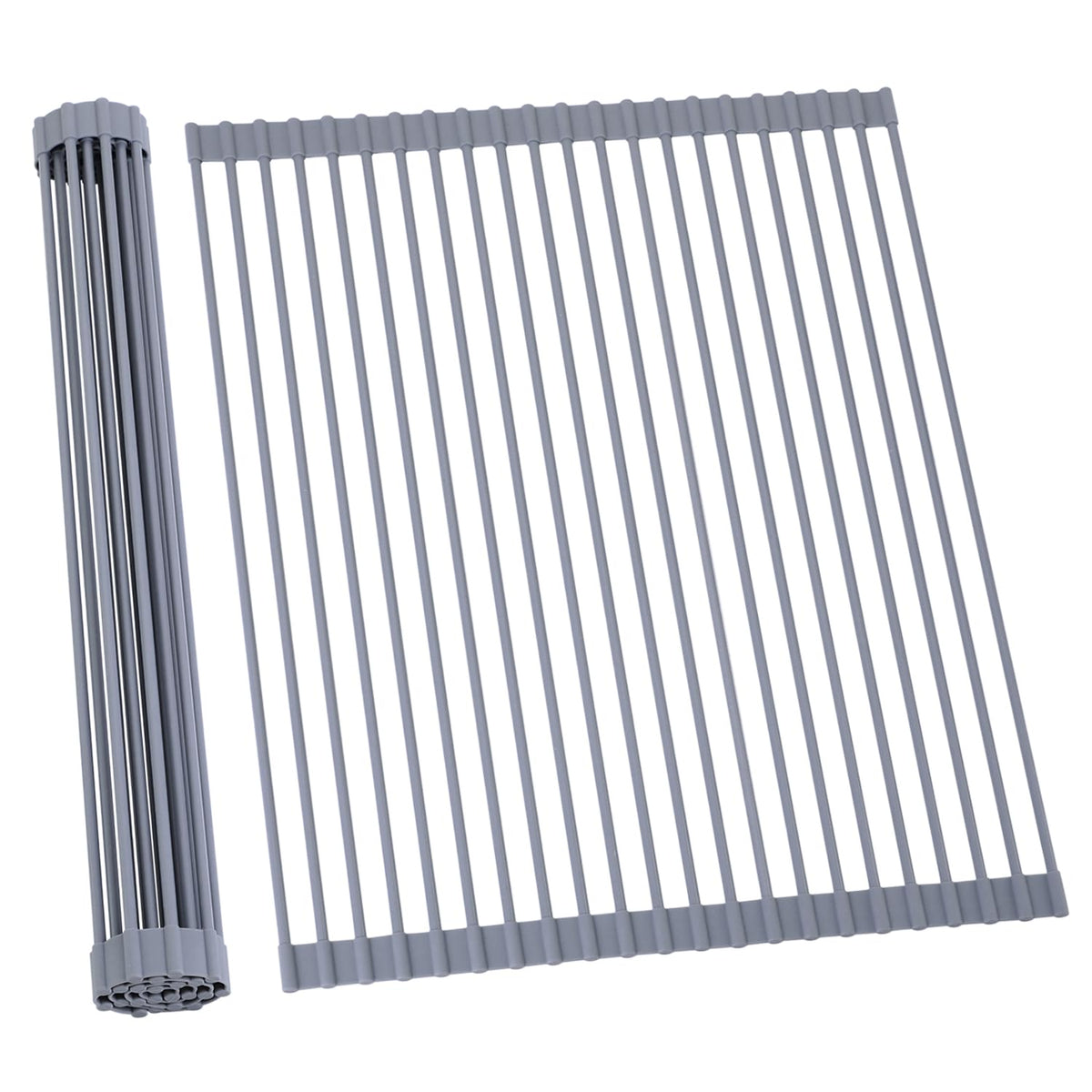 Ohuhu sink drying rack over-sink roll-up fits most sinks and saves counter space