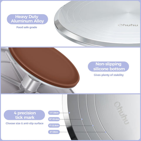 Ohuhu stainless steel scraper lets you refine frosting precisely.