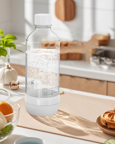 OiDiPi white bottle angled pour, convenient everyday use.