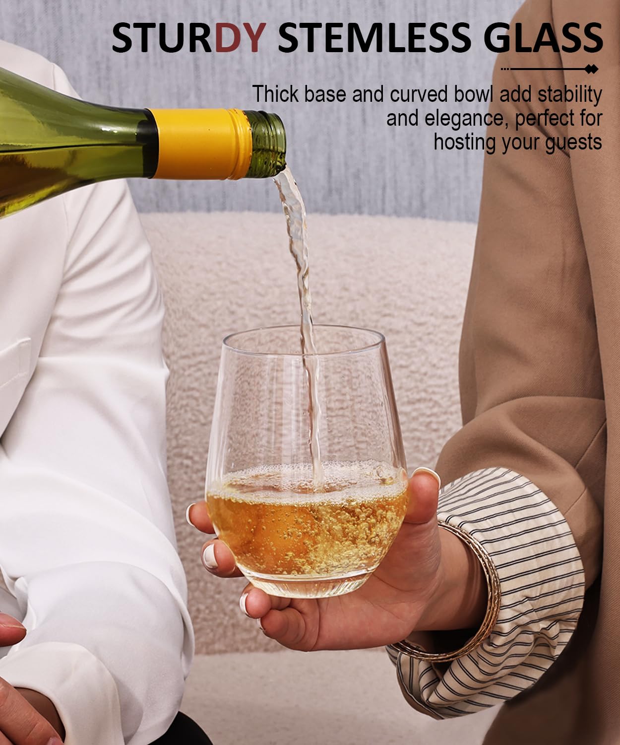 OJA narrow-mouth aroma-focused-design enhances aroma concentration for better tasting