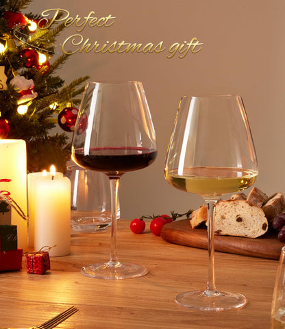 OJA premium crystal is lead-free and highly transparent for vibrant wine visuals.