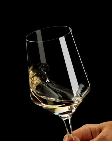 OJA red wine glasses set of 6 long stem elevates table presence