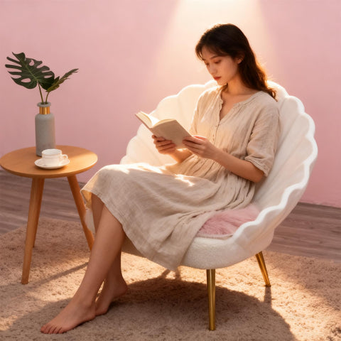OKAYDA pink car seat fur cover adds comfortable seating on the go