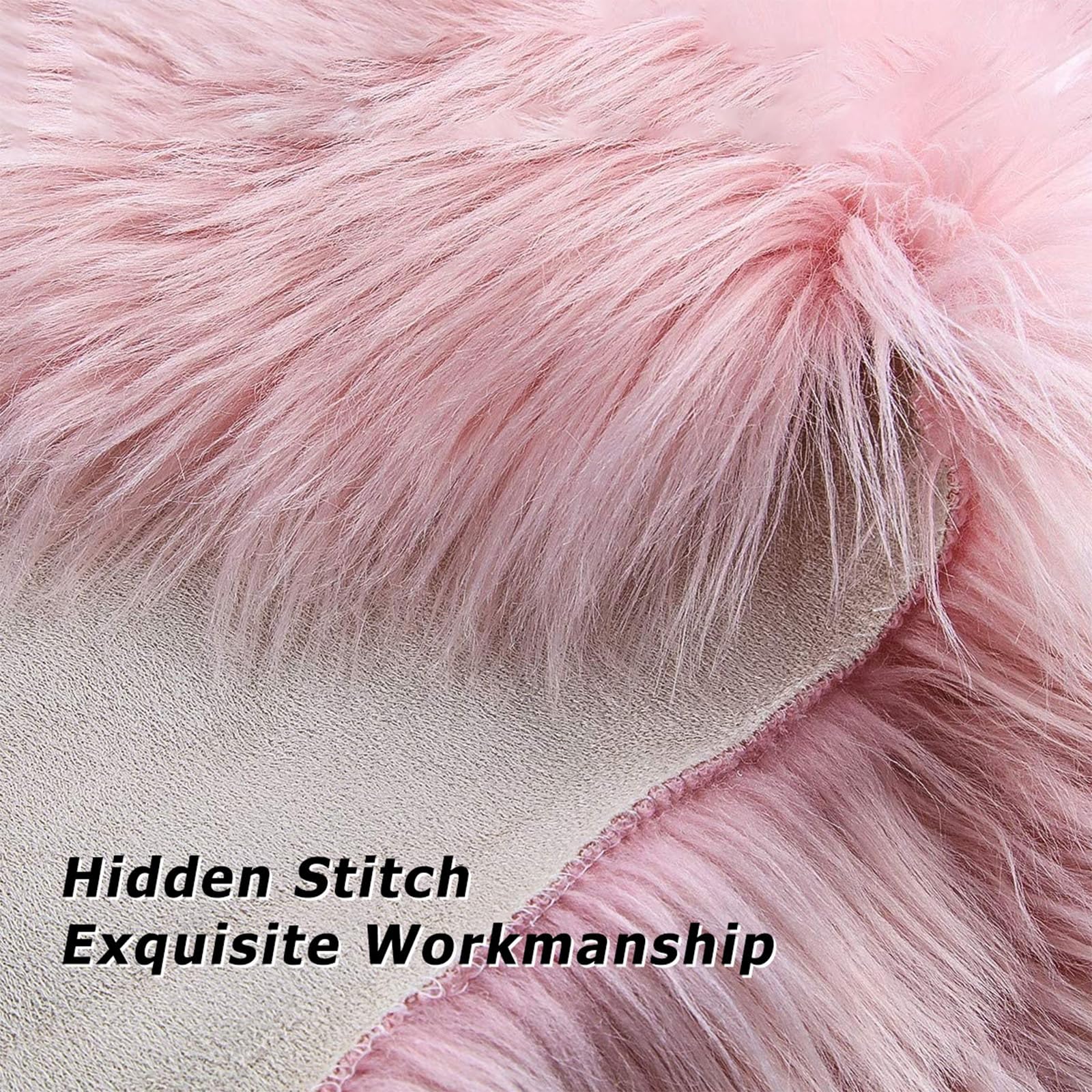 OKAYDA pink fur backdrop pad ideal for nail art photos